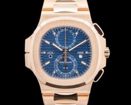 Nautilus 5990/1R Travel Time Chronograph 18K Rose Gold UNWORN 2023