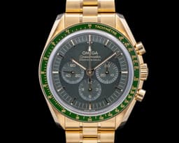 Speedmaster Moonwatch Professional "Moonshine" Green Dial 18K