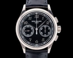 Chronograph 5170G-010 18K White Gold Black Dial