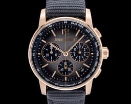 Code 11:59 Chronograph 18k Rose Gold / Ceramic Smoked Grey Dial
