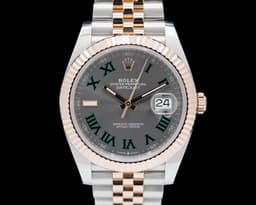 Datejust 41mm "Wimbledon" 18K RG /SS