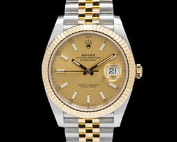 Datejust II Champagne Stick Dial 18K / SS