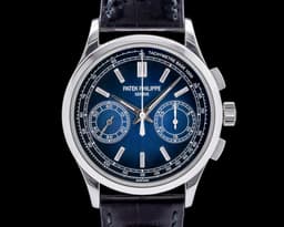 Chronograph 5170P Platinum / Blue Diamond Dial