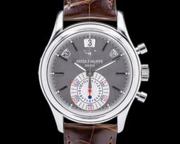 Annual Calendar 5960P Chronograph Platinum Gray Dial