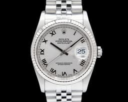 Datejust SS Jubilee Silver Roman Dial