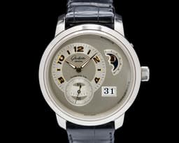 PanoMaticLunar XL 18K White Gold Silver Dial