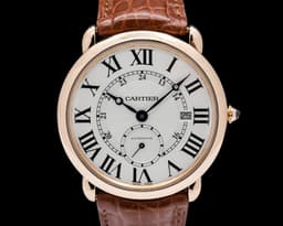 Ronde Louis Cartier 18K Rose Gold Automatic 40MM