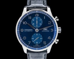 Portuguese Chronograph SS Blue Dial