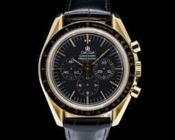 Speedmaster 18K Yellow Gold Black Dial RARE