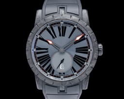 Excalibur 42MM Forged Carbon Gray Dial