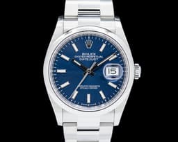 Datejust 36 126200 SS Blue Stick Dial 2024