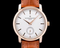 Traditionnelle Small Seconds 18K Rose Gold Silver Dial