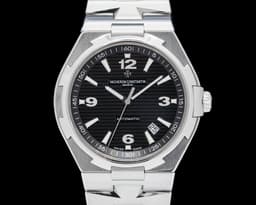 Overseas Large Automatic SS Black Dial