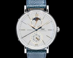 Portofino Complete Calendar SS Silver Dial