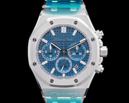 Royal Oak 26715ST Chronograph SS Bleu Nuit Dial