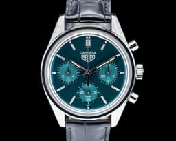 Carrera Chronograph SS Green Dial LIMITED