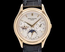 Perpetual Calendar 3940J 18K Yellow Gold Silver Dial