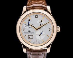 Master 8 Days 18k Rose Gold Silver Dial