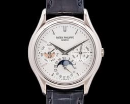 Perpetual Calendar 3940G 18K White Gold Silver Dial