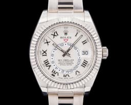 Sky Dweller 326939 18K White Gold Silver Dial