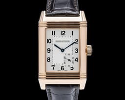 Reverso Grande Reserve 8 Days 18K Rose Gold Silver Dial