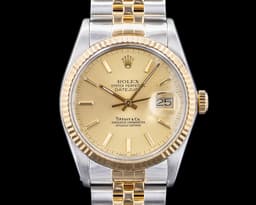 Datejust 36MM 16013 Two-Tone 18K / SS TIFFANY & CO