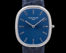 Golden 5738P Ellipse Platinum Blue Dial 2024