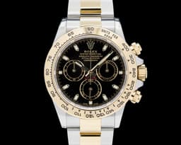 Daytona 116503 18K Yellow Gold / SS Black Dial