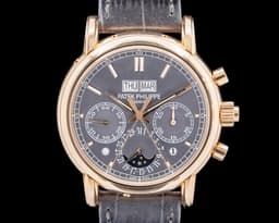 5204R Split Second Perpetual Calendar Slate Gray
