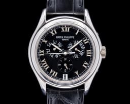 Annual Calendar 5035G 18K White Gold Black Dial
