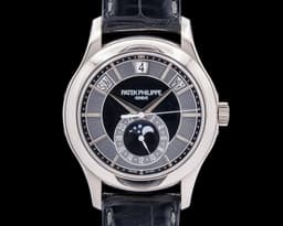 Annual Calendar 18K White Gold Rhodium Dial