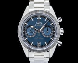 Speedmaster 57 Co-Axial Chronograph SS Blue Dial