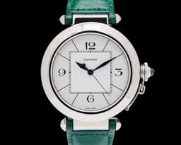 Pasha Automatic 18K White Gold Silver Dial