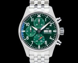 Pilot's Watch Chronograph SS Green Dial