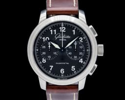 Senator Navigator Chronograph SS Black Dial