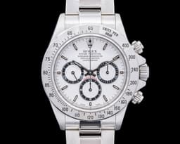 16520 Zenith Daytona SS White Dial COLLECTOR'S SET