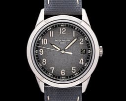 Calatrava 5226G 18K White Gold Charcoal Gray Dial