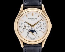 3940J-014 Perpetual Calendar 18K Yellow Gold Silver Dial