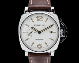 Luminor Due 42 Automatic SS White Dial