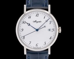 Classique 5177BB Automatic 18K White Gold Enamel Dial