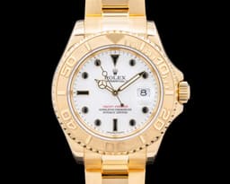 Yacht Master 18K Yellow Gold White Dial