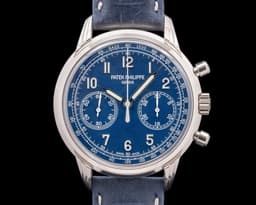 Chronograph 5172G 18K White Gold Blue Dial