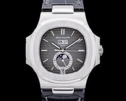 Nautilus Annual Calendar 5726 Moonphase SS Gray Dial