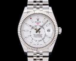 Sky-Dweller 326934 Jubilee SS Silver Dial
