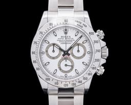 Daytona 116520 SS White Dial