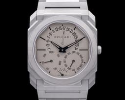 Octo Finissimo Extra Thin Perpetual Calendar Titanium Gray Dial