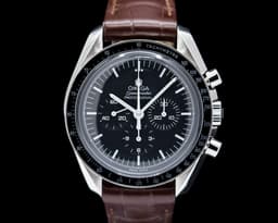 Speedmaster Professional SS Hesalite Black Dial