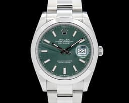Datejust 41 SS Green Dial