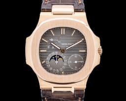5712R Jumbo Nautilus Power Reserve Moon 18K Rose Gold