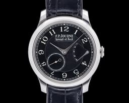 Chronometre Souverain Black Label 40MM Platinum Black Dial